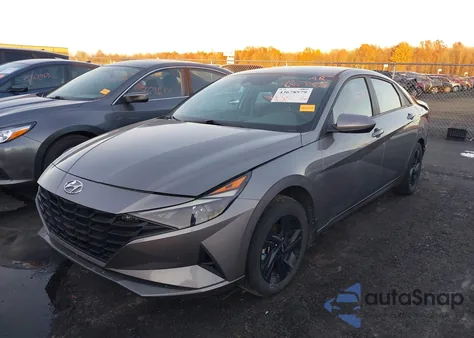 2023 Hyundai Elantra Hybrid Blue из США, поврежденный, VIN KMHLM4AJ5PU088364